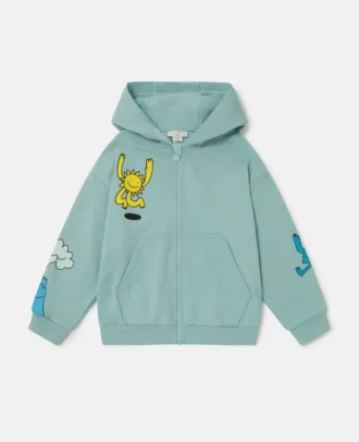 Sweat à capuche zippé Earth Friends Graphic