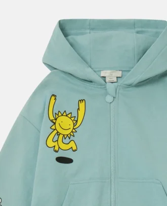 Sweat à capuche zippé Earth Friends Graphic