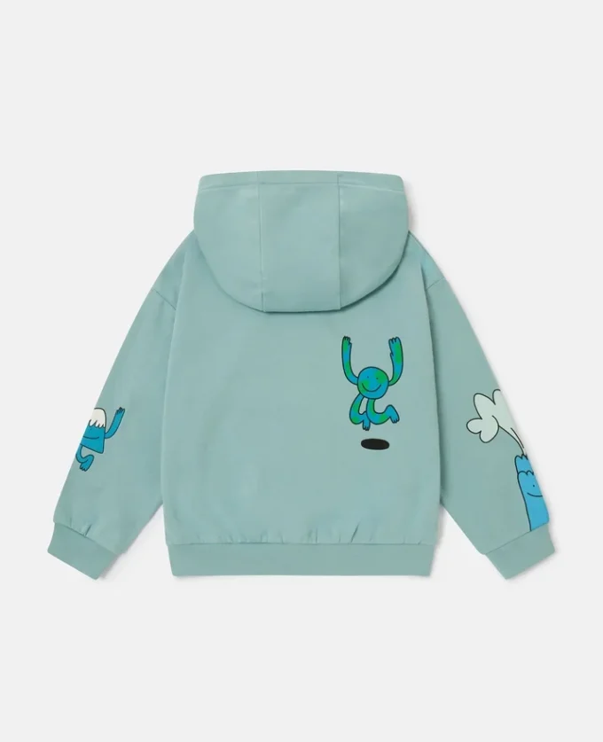 Sweat à capuche zippé Earth Friends Graphic