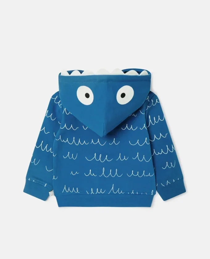 Sweat à capuche zippé intégral avec imprimé graphique Monster Sweat à capuche zippé intégral avec imprimé graphique Monster