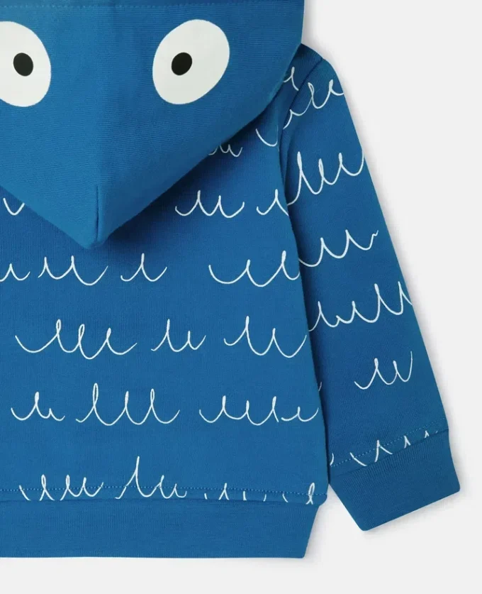Sweat à capuche zippé intégral avec imprimé graphique Monster Sweat à capuche zippé intégral avec imprimé graphique Monster