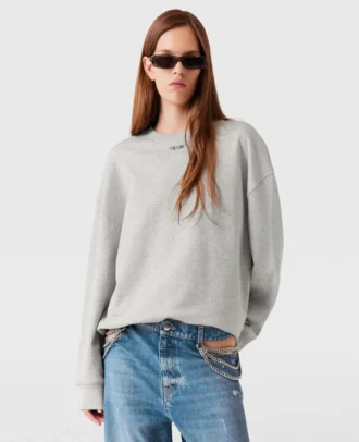 Sweat-shirt avec breloque logo