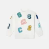 Sweat-shirt brodé aux initiales de la marque