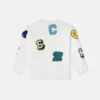 Sweat-shirt brodé aux initiales de la marque