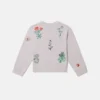 Sweat-shirt brodé de fleurs Sweat-shirt brodé de fleurs