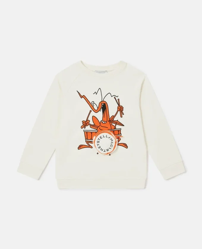 Sweat-shirt Bug Band Graphic
