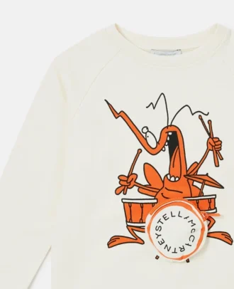 Sweat-shirt Bug Band Graphic