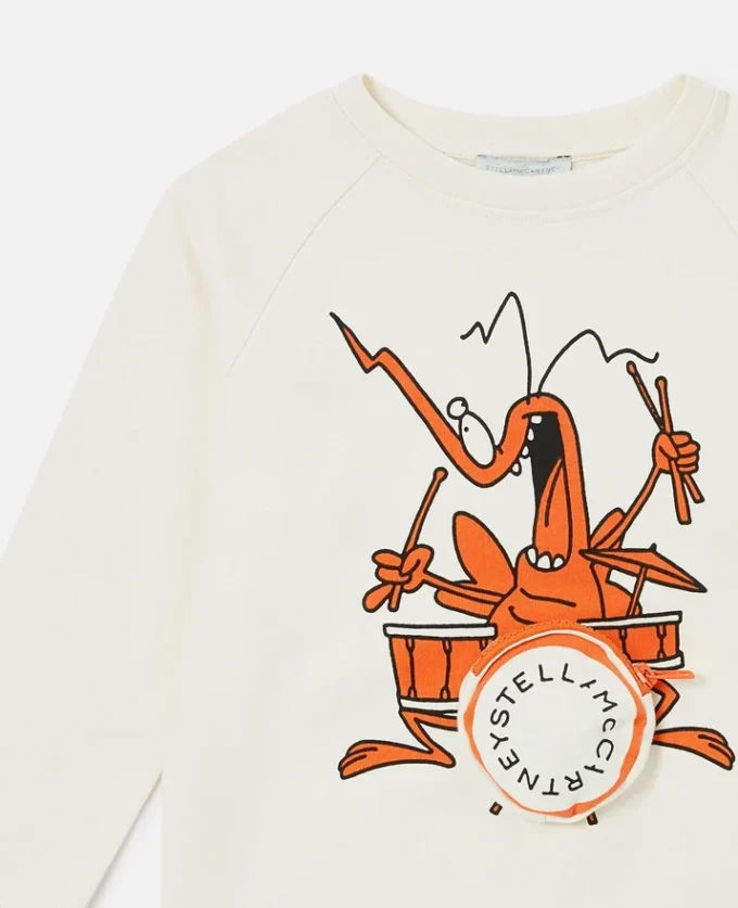 Sweat-shirt Bug Band Graphic