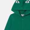 Sweat-shirt à capuche et fermeture éclair avec imprimé grenouille Sweat-shirt à capuche et fermeture éclair avec imprimé grenouille