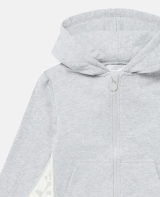 Sweat-shirt à capuche zippé avec logo graphique