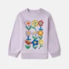 Sweat-shirt à col rond avec imprimé floral Sweat-shirt à col rond avec imprimé floral