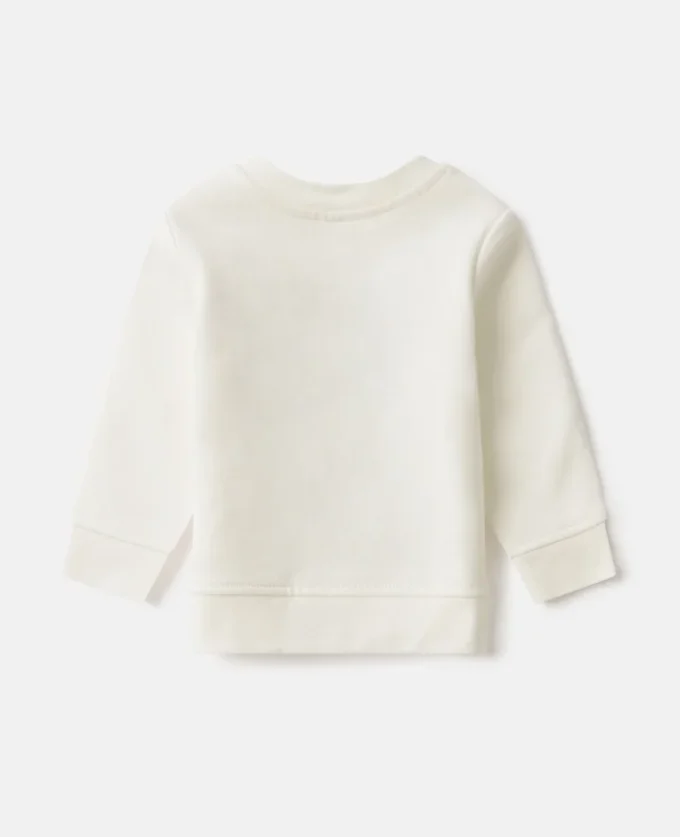 Sweat-shirt à col rond avec imprimé floral Sweat-shirt à col rond avec imprimé floral