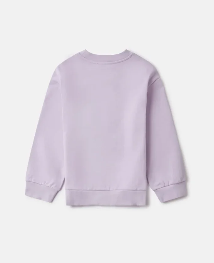 Sweat-shirt à col rond avec imprimé floral Sweat-shirt à col rond avec imprimé floral