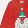 Sweat-shirt à col rond avec imprimé graphique Santa Sweat-shirt à col rond avec imprimé graphique Santa