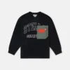 Sweat-shirt à col rond avec logo graphique Sweat-shirt à col rond avec logo graphique