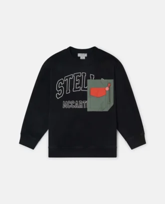 Sweat-shirt à col rond avec logo graphique