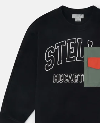 Sweat-shirt à col rond avec logo graphique