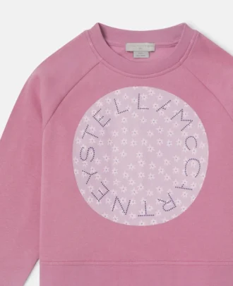 Sweat-shirt à col rond avec logo graphique