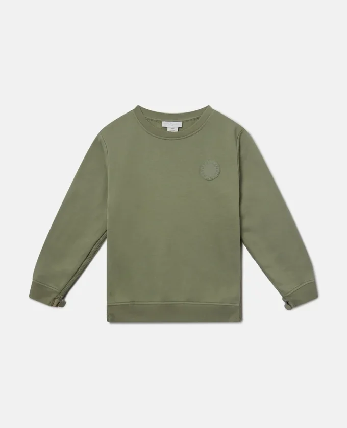 Sweat-shirt à col rond avec médaillon logo Sweat-shirt à col rond avec médaillon logo