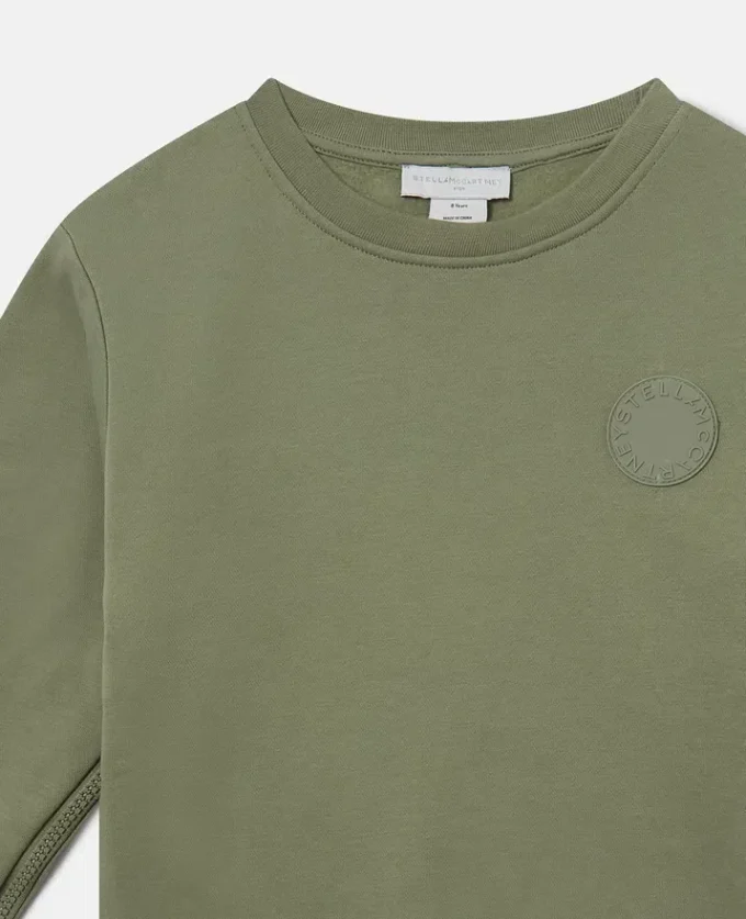 Sweat-shirt à col rond avec médaillon logo Sweat-shirt à col rond avec médaillon logo