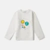 Sweat-shirt à col rond avec motif Earth Friends Sweat-shirt à col rond avec motif Earth Friends