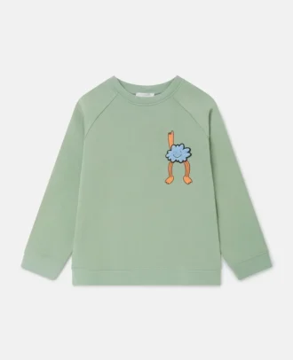 Sweat-shirt à col rond avec motif Earth Friends Sweat-shirt à col rond avec motif Earth Friends