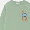 Sweat-shirt à col rond avec motif Earth Friends Sweat-shirt à col rond avec motif Earth Friends