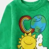 Sweat-shirt à col rond avec motif Earth Friends Sweat-shirt à col rond avec motif Earth Friends