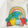 Sweat-shirt à col rond avec motif Earth Friends Sweat-shirt à col rond avec motif Earth Friends