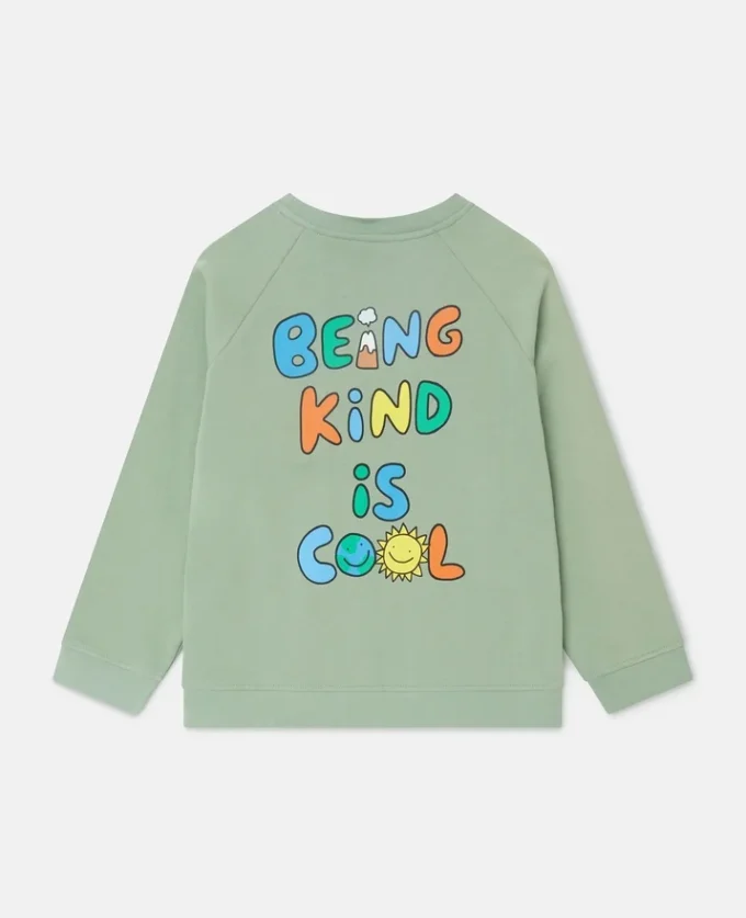 Sweat-shirt à col rond avec motif Earth Friends Sweat-shirt à col rond avec motif Earth Friends