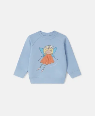 Sweat-shirt à col rond avec motif féérique