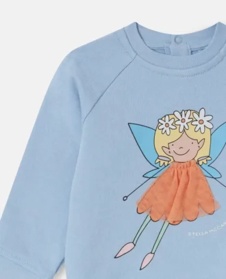 Sweat-shirt à col rond avec motif féérique