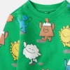 Sweat-shirt à col rond imprimé Earth Friends Sweat-shirt à col rond imprimé Earth Friends