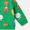 Sweat-shirt à col rond imprimé Earth Friends Sweat-shirt à col rond imprimé Earth Friends