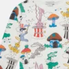 Sweat-shirt à col rond imprimé lapin magicien Sweat-shirt à col rond imprimé lapin magicien