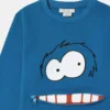 Sweat-shirt à col rond imprimé monstre Sweat-shirt à col rond imprimé monstre