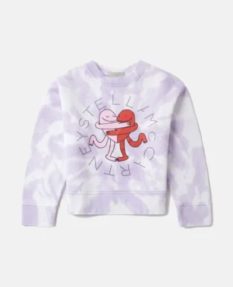 Sweat-shirt à col rond tie-dye Earth Friends Sweat-shirt à col rond tie-dye Earth Friends
