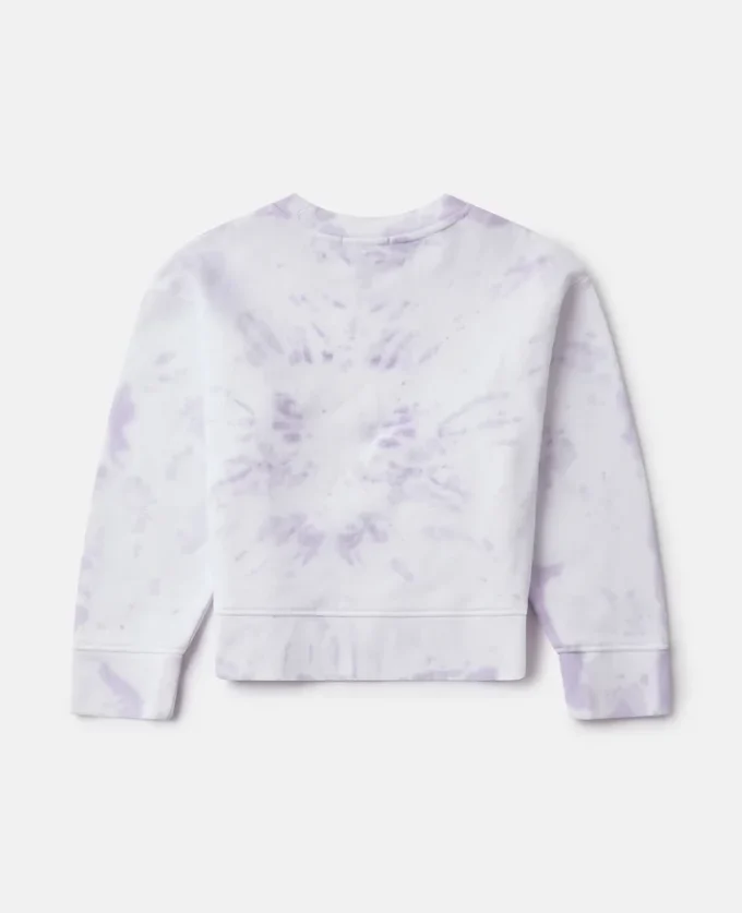 Sweat-shirt à col rond tie-dye Earth Friends Sweat-shirt à col rond tie-dye Earth Friends