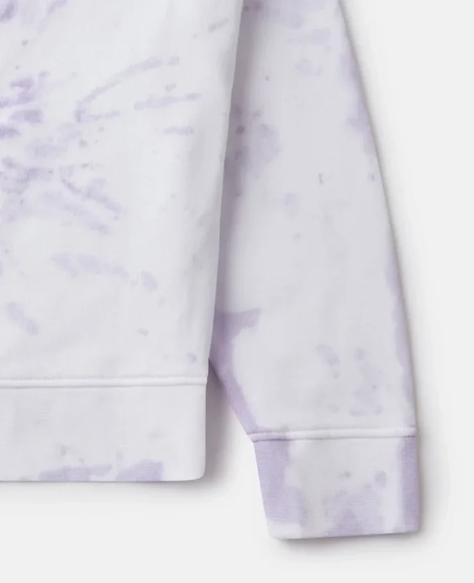Sweat-shirt à col rond tie-dye Earth Friends Sweat-shirt à col rond tie-dye Earth Friends