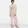 Sweat-shirt en coton brodé mouton Sweat-shirt en coton brodé mouton