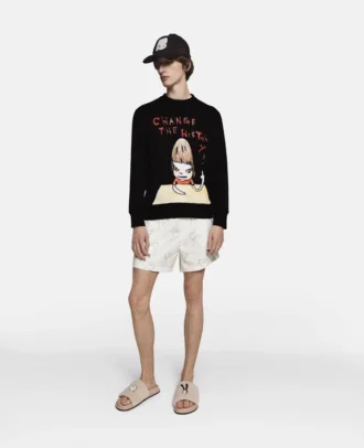 Sweat-shirt en coton Change the History Sweat-shirt en coton Change the History
