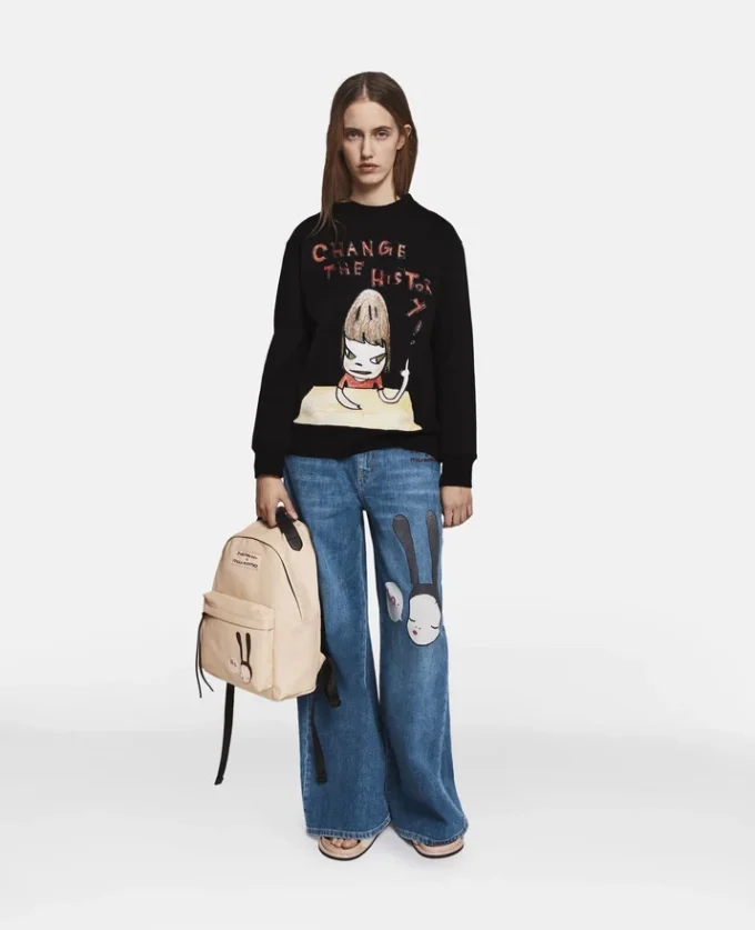 Sweat-shirt en coton Change the History Sweat-shirt en coton Change the History