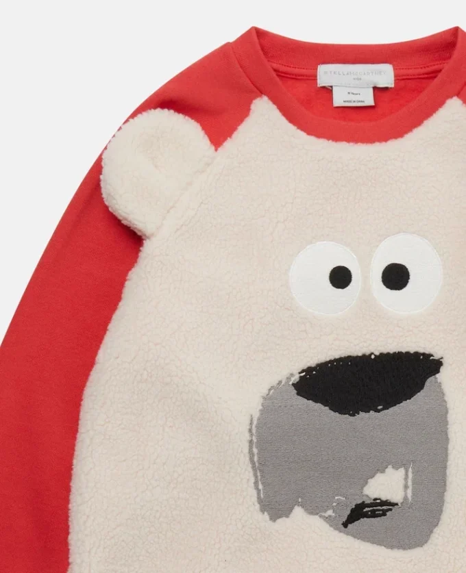 Sweat-shirt en molleton ours polaire Sweat-shirt en molleton ours polaire