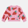 Sweat-shirt à franges imprimé fraises Sweat-shirt à franges imprimé fraises