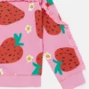 Sweat-shirt à franges imprimé fraises Sweat-shirt à franges imprimé fraises