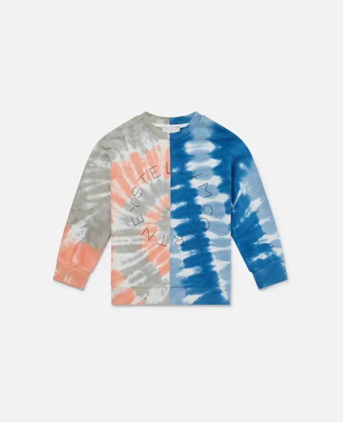 Sweat-shirt graphique tie-dye