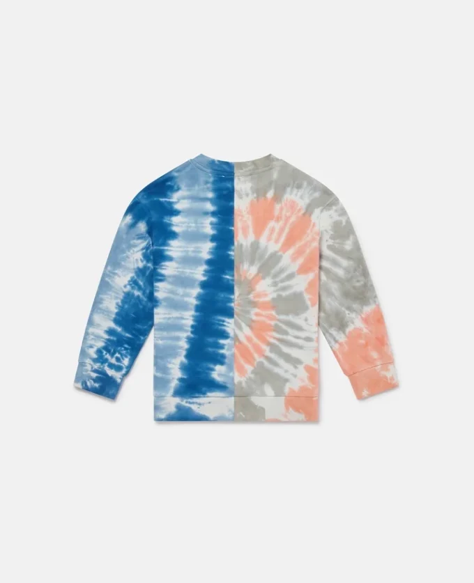 Sweat-shirt graphique tie-dye