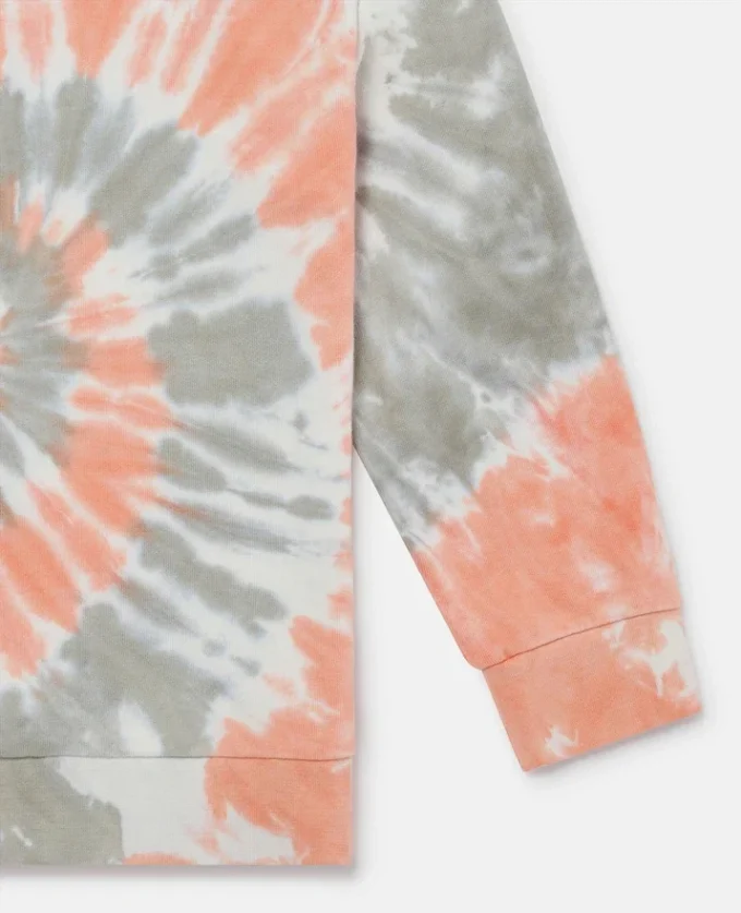 Sweat-shirt graphique tie-dye