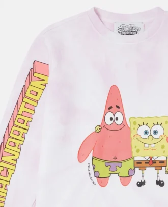 Sweat-shirt graphique tie-dye Bob l&rsquo;éponge