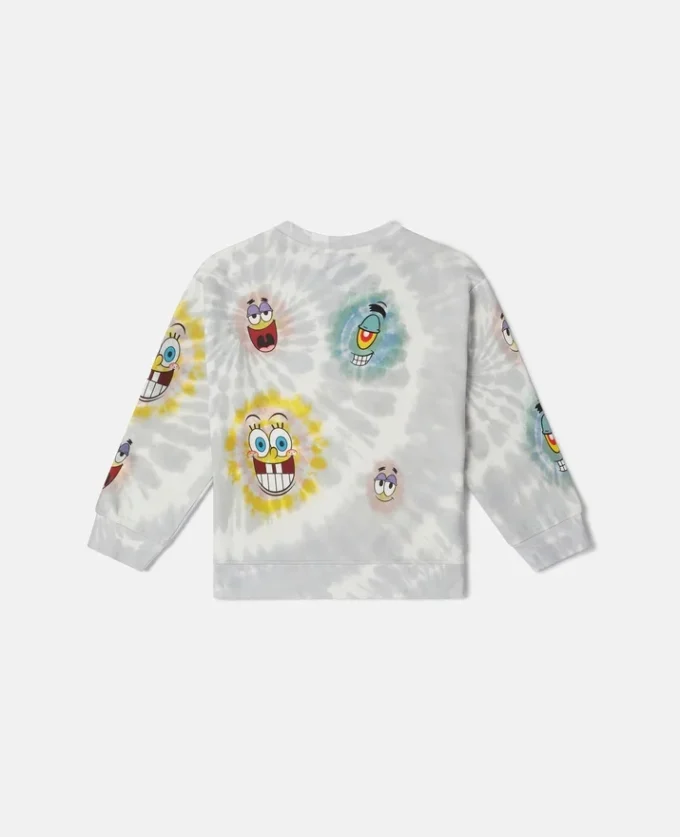 Sweat-shirt graphique tie-dye Bob l&rsquo;éponge